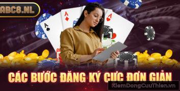 Các bước đăng ký cực đơn giản